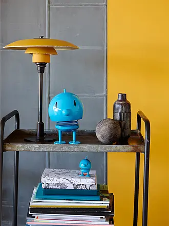 HOPTIMIST | Oggetto decorativo Classic Bumble 7,6 cm Rosso | türkis